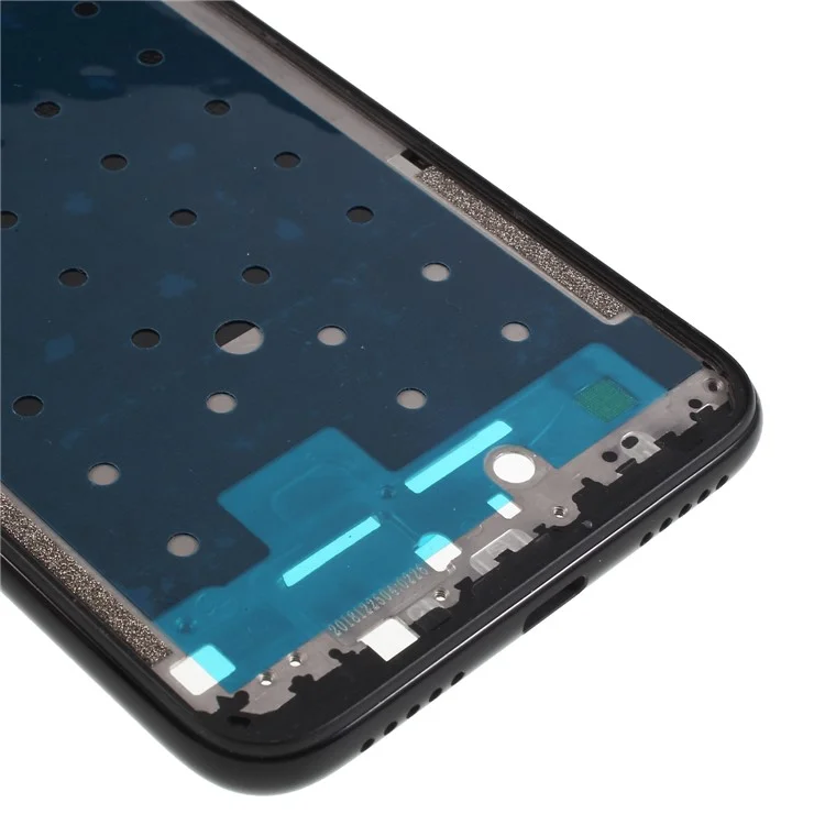 Partie du Cadre de Plaque Centrale OEM Pour Xiaomi Redmi Note 7 / Note 7 Pro (inde) - le Noir