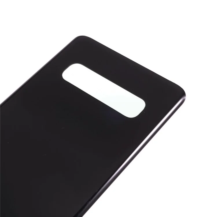 Pour le Boîtier de Batterie Samsung Galaxy S10 G973 Avec Couverture Arrière de Téléphone D'autocollant Adhésif - le Noir