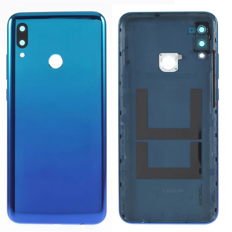 OEM Back Battery Housing with Camera Lens Ring Cover + Side Buttons for Huawei P Smart (2019) - Twilight