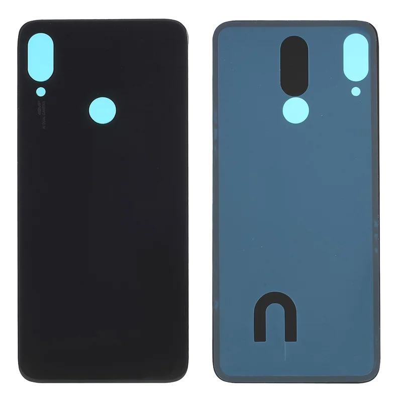 Battery Door Housing Back Cover Repair Part for Xiaomi Redmi Note 7 / Note 7 Pro - Black