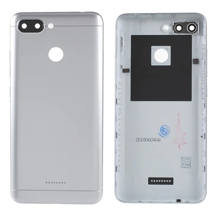 OEM Battery Housing Porta Tampa da Porta (slot de Cartão Único) Para Xiaomi Redmi 6 - Cinza