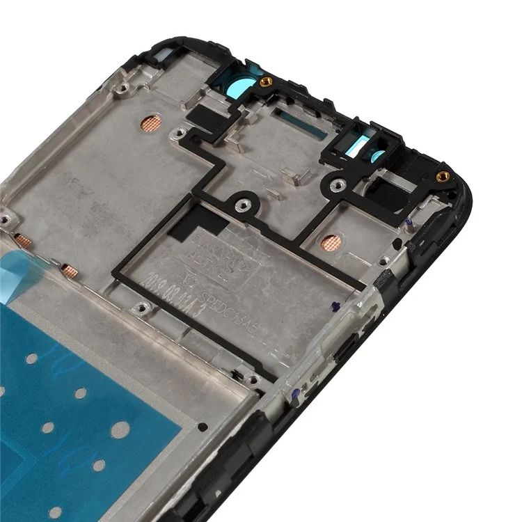 Estrutura da Carcaça Frontal OEM + Peça de Reparo de Malha de Fone de Ouvido Para Huawei Y5 (2018) - Preto