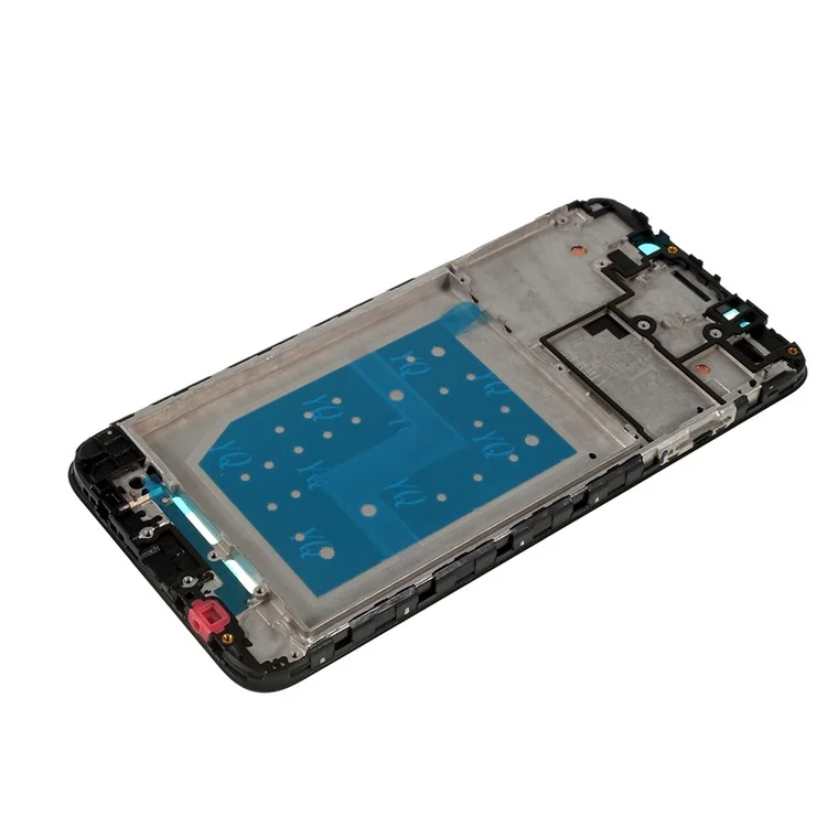 Estrutura da Carcaça Frontal OEM + Peça de Reparo de Malha de Fone de Ouvido Para Huawei Y5 (2018) - Preto