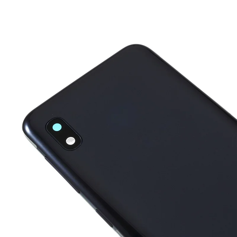 Voor Samsung Galaxy A10 SM-A105 OEM batterijbehuizing reparatieonderdeel + cameraobjectiefafdekking - Zwart