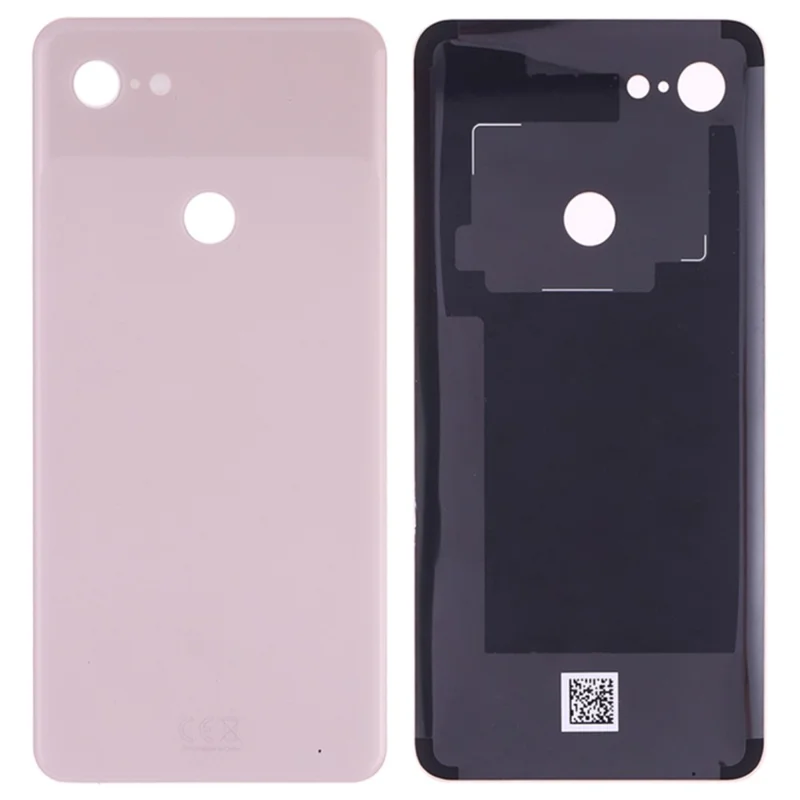 For Google Pixel 3 XL OEM Battery Housing Cover Replace Part with Adhesive Sticker - Pink