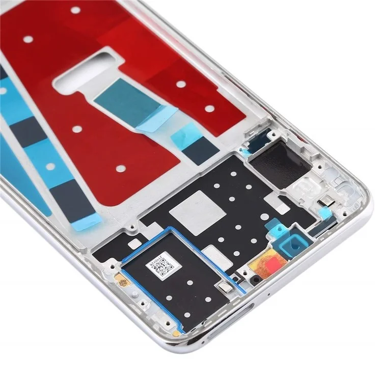 Для Huawei P30 Lite Оригинальная передняя рамка корпуса с 48-мегапиксельной камерой - Серебристая