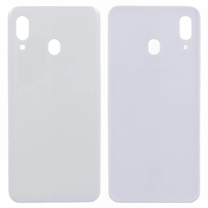 For Samsung Galaxy A20 SM-A205F OEM Rear Battery Housing Back Cover without Adhesive Sticker - White