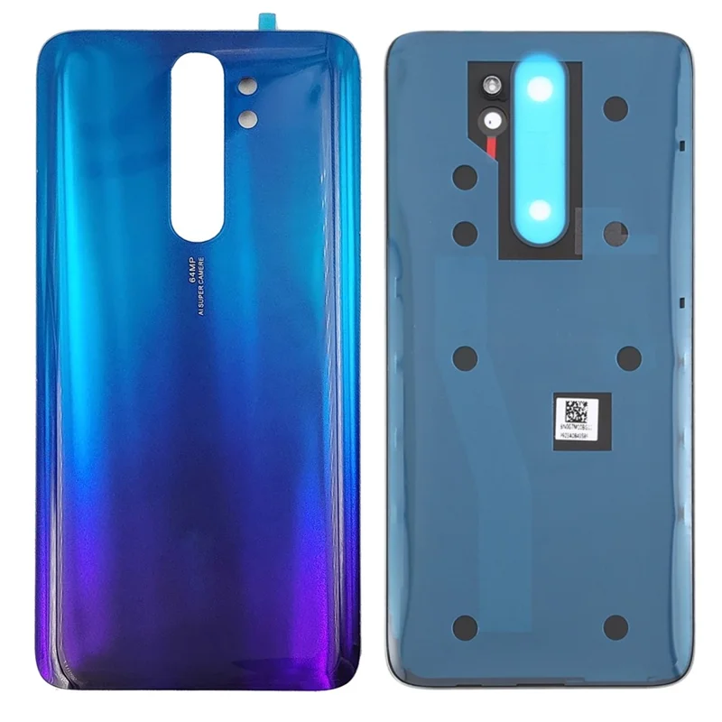 Ersättningsbakdelskåpa för batteri till Xiaomi Redmi Note 8 Pro - Blå