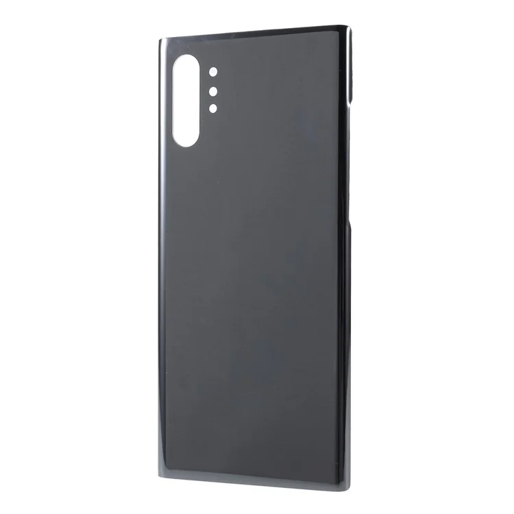 Glass Battery Housing Cover with Adhesive Sticker for Samsung Galaxy Note 10 Plus - Black