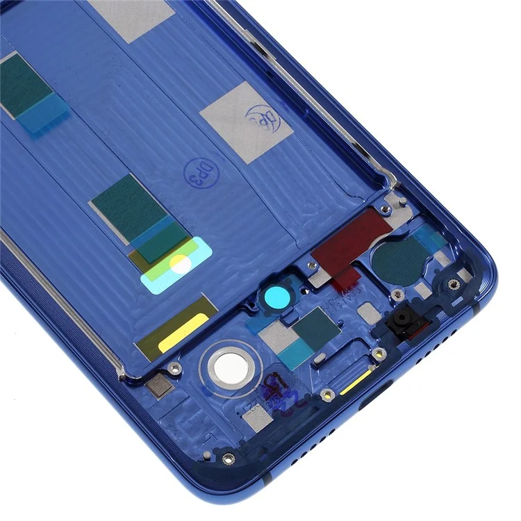 Pièce de Remplacement du Cadre de Plaque Centrale OEM (un Côté) Pour Xiaomi Mi 9 - Bleu