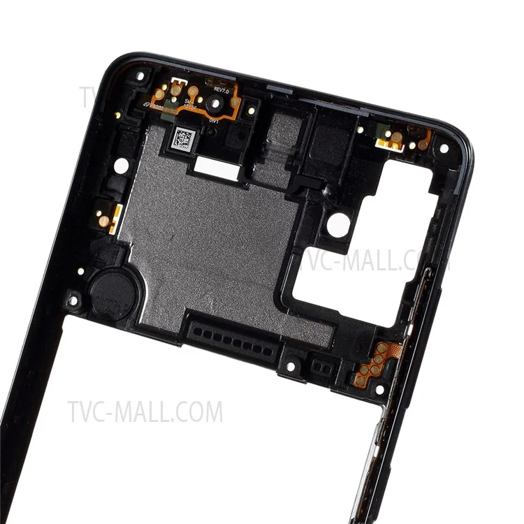 OEM Middle Frame Substituição Parte (sem Logotipo) Para o Samsung Galaxy A51 A515 - Preto