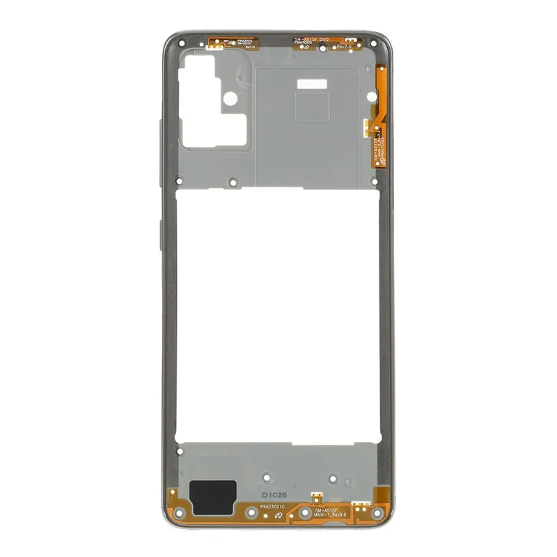 For Samsung Galaxy A51 A515 OEM Middle Frame Replacement Part (Without Logo) - Grey
