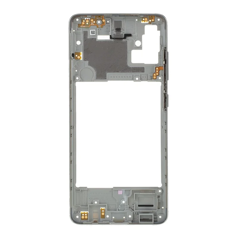 For Samsung Galaxy A51 A515 OEM Middle Frame Replacement Part (Without Logo) - Grey