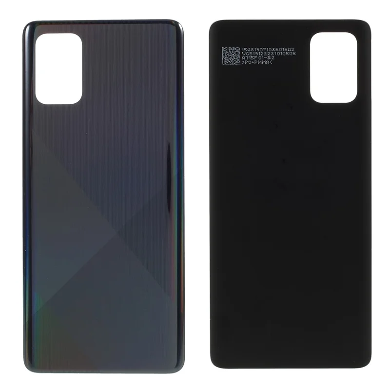 OEM for Samsung Galaxy A71 A715 Back Battery Housing without Adhesive Sticker - Black