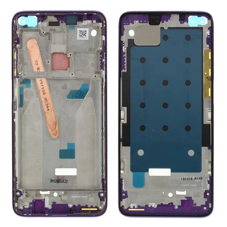OEM Front Housing Cadre Salle (un Côté) Pour Xiaomi Redmi K30 5G - Violet
