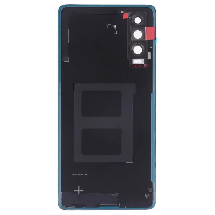 Pour Huawei P30 OEM Back Battery Batching [avec Couvercle de L'anneau de L'objectif de la Caméra] - Perle Blanche