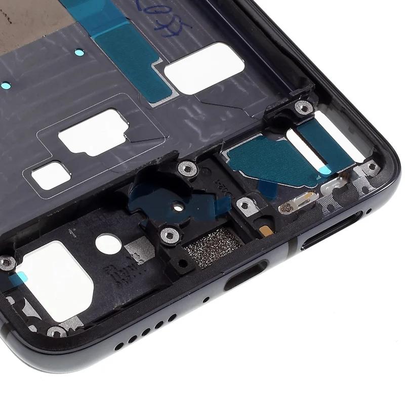 OEM Front Housing Frame Replace Part (A Side + Fingerprint) for Xiaomi Redmi K30 Pro/Xiaomi Poco F2 Pro - Black