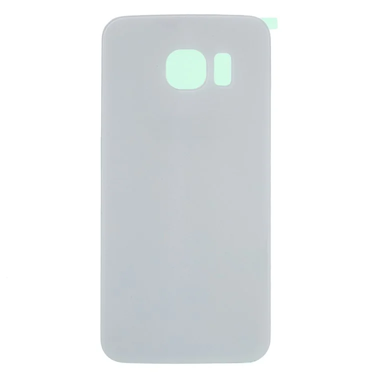 OEM Battery Door Cover with Adhesive Sticker for Samsung Galaxy S6 Edge G925 - White