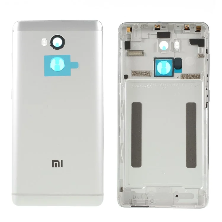 OEM Replacement Back Battery Housing Cover for Xiaomi Redmi 4 Prime / 4 Pro - Silver Color