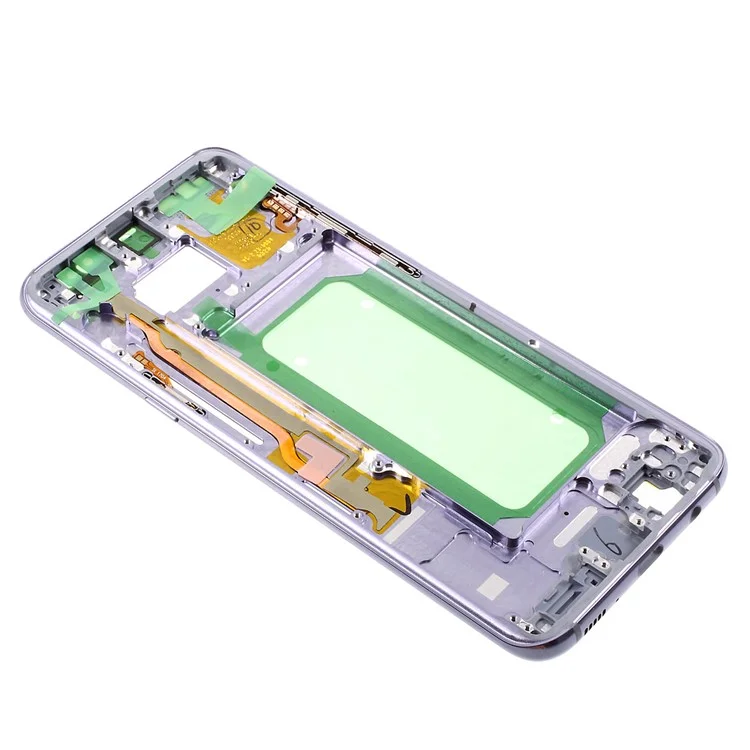 OEM Middle Plate Frame Replacement Part with Side Button Flex Cable for Samsung Galaxy S8 Plus SM-G955 - Purple