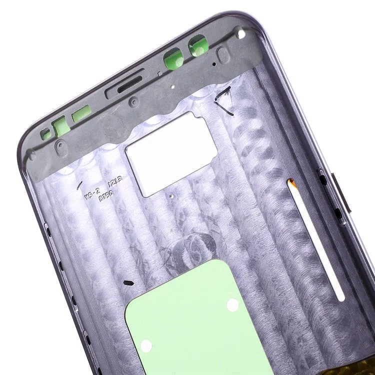 OEM Middle Plate Frame Replacement Part with Side Button Flex Cable for Samsung Galaxy S8 Plus SM-G955 - Purple