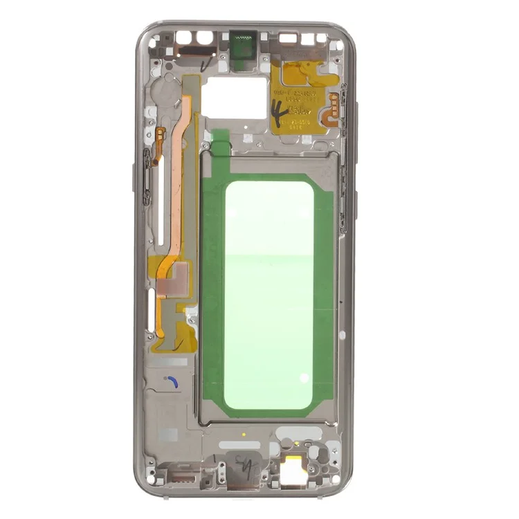 OEM Middle Plate Frame Replacement Part with Side Button Flex Cable for Samsung Galaxy S8 Plus SM-G955 - Gold Color