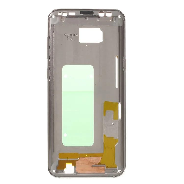 OEM Middle Plate Frame Replacement Part with Side Button Flex Cable for Samsung Galaxy S8 Plus SM-G955 - Gold Color
