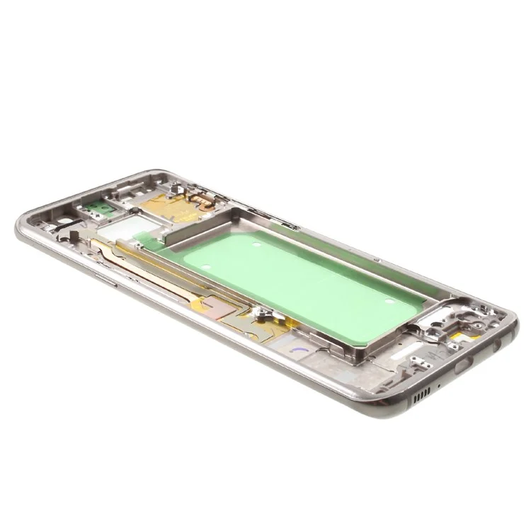 OEM Middle Plate Frame Replacement Part with Side Button Flex Cable for Samsung Galaxy S8 Plus SM-G955 - Gold Color