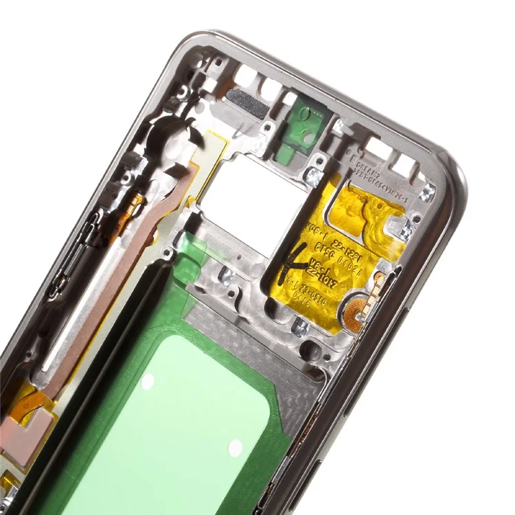OEM Middle Plate Frame Replacement Part with Side Button Flex Cable for Samsung Galaxy S8 Plus SM-G955 - Gold Color