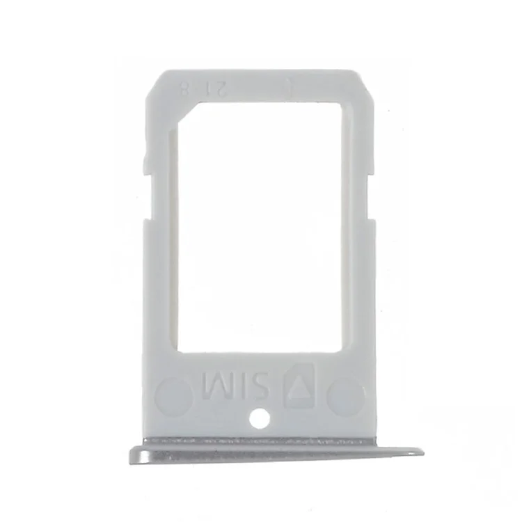 OEM SIM Card Tray Holder Slot for Samsung Galaxy S6 Edge G925 - Silver Color