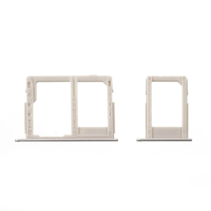 OEM SIM1 + SIM2/Micro SD Card Tray Slots Replacement for Samsung Galaxy J3 (2017) - Gold Color