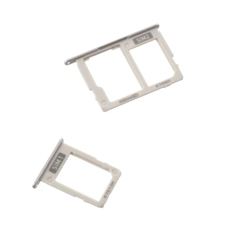 OEM SIM1 + SIM2/Micro SD Card Tray Slots Replacement for Samsung Galaxy J3 (2017) - Gold Color