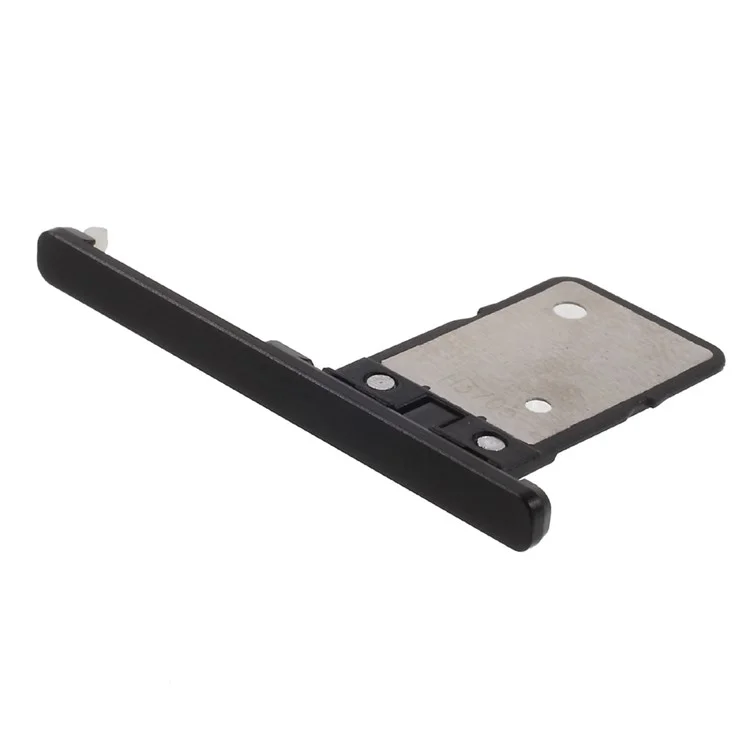 OEM SIM Card Tray Holder Slot with Dust Plug for Sony Xperia XA1 - Black