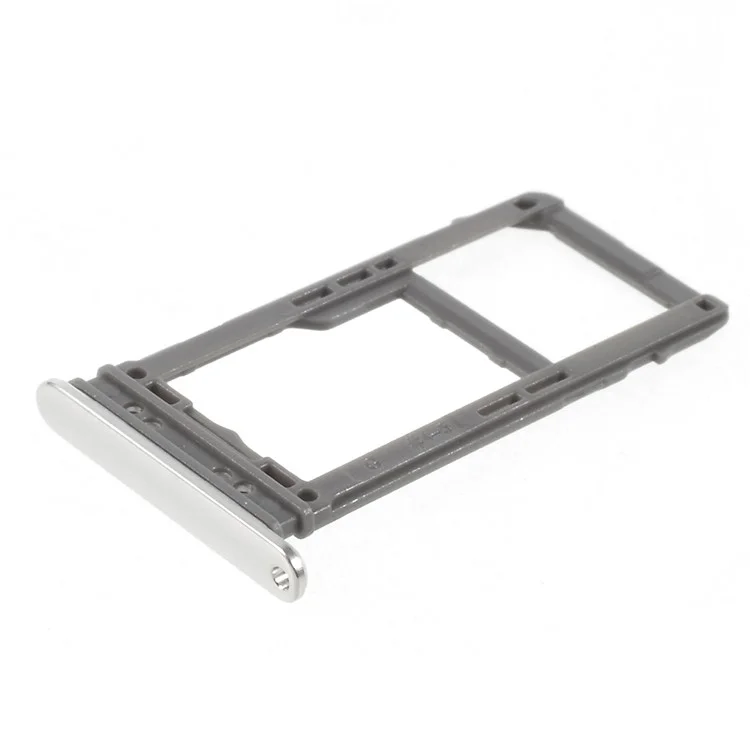 OEM SIM MicroSD Card Tray Holder Repair Part for Samsung Galaxy Note 8 SM-N950 - Silver Color