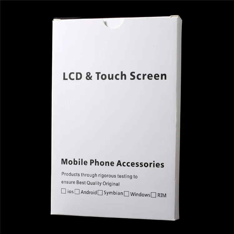 50Pcs/Lot LCD Screen and Touch Screen Retail Packaging Box with Plastic Inside for iPhone 7