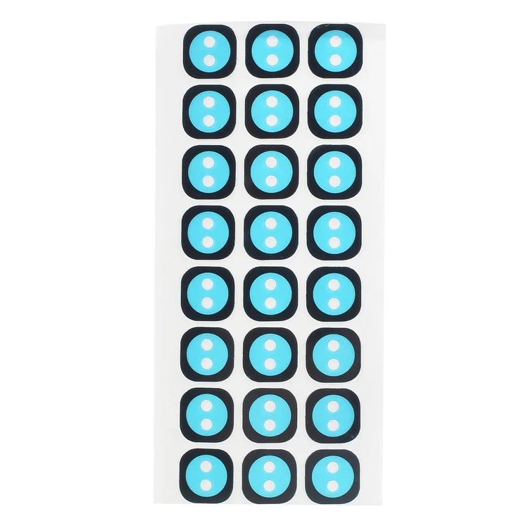 100pcs / Lot Cámara De Cristal Cubierta Adhesivo Adhesivo Pegatinas Para Samsung Galaxy S7 / S7 Edge