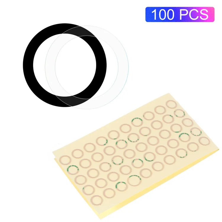 100Pcs/Set 3M Adhesive Stickers for iPhone 6s Plus/6 Plus Back Camera Glass Lens Cover