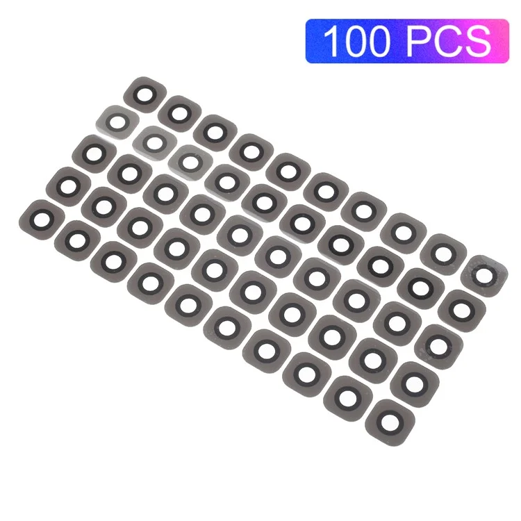 100PCS/Pack OEM Rear Back Glass Camera Lens Cover for Samsung Galaxy S6 G920 - Grey