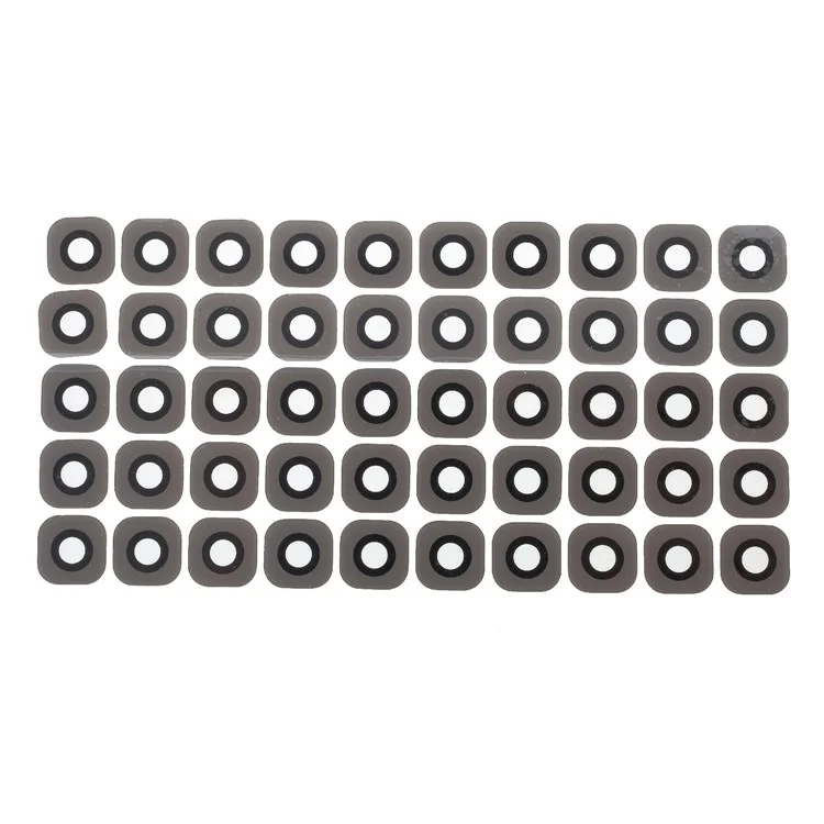 100PCS/Pack OEM Rear Back Glass Camera Lens Cover for Samsung Galaxy S6 G920 - Grey