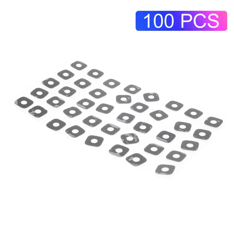 100PCS/Pack OEM Back Rear Camera Glass Lens Repair Part for Samsung Galaxy J5 SM-J500F/J7 SM-J700F (Glass Only)