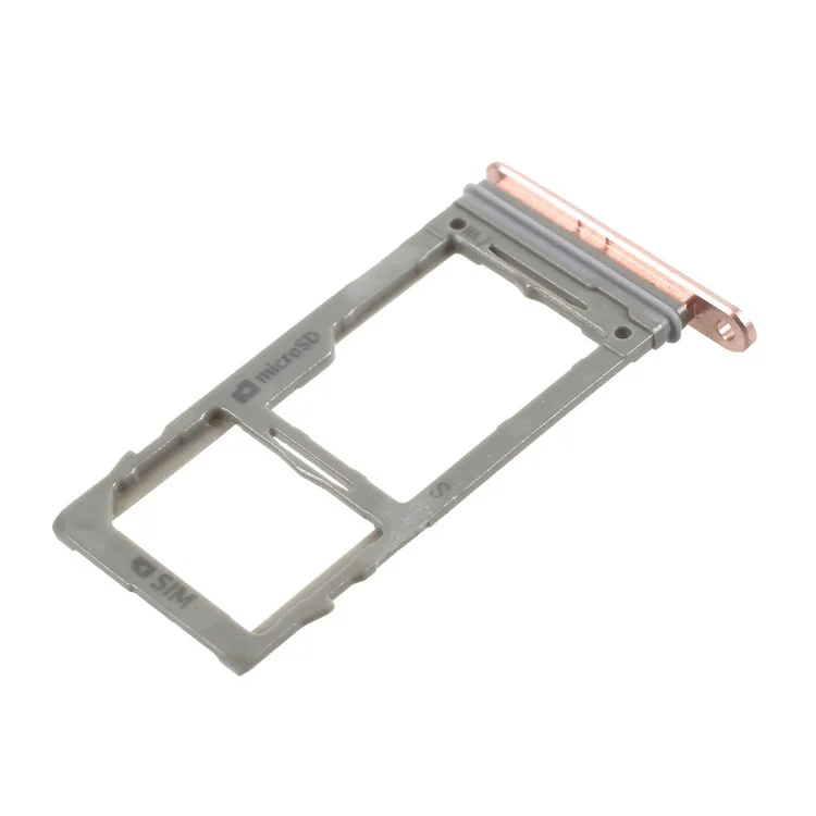 For Samsung Galaxy S9+ SM-G965/S9 SM-G960 OEM SIM/Micro SD Card Tray Holder Replacement Part - Rose Gold