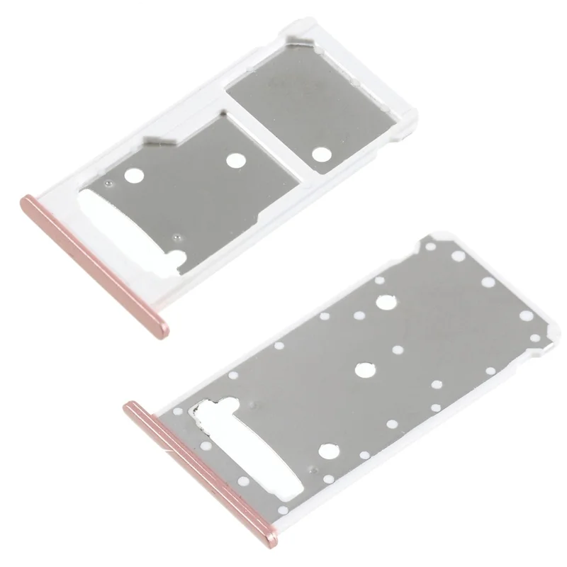 OEM Dual SIM MicroSD Card Tray Slot Holder Replacement for Huawei Y7 Prime / Enjoy 7 Plus - Rose Gold