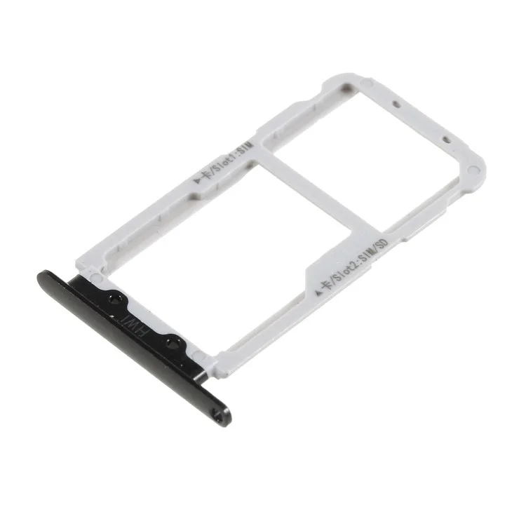 OEM Dual SIM MicroSD Card Tray Slot Part for Huawei nova 2s - Black
