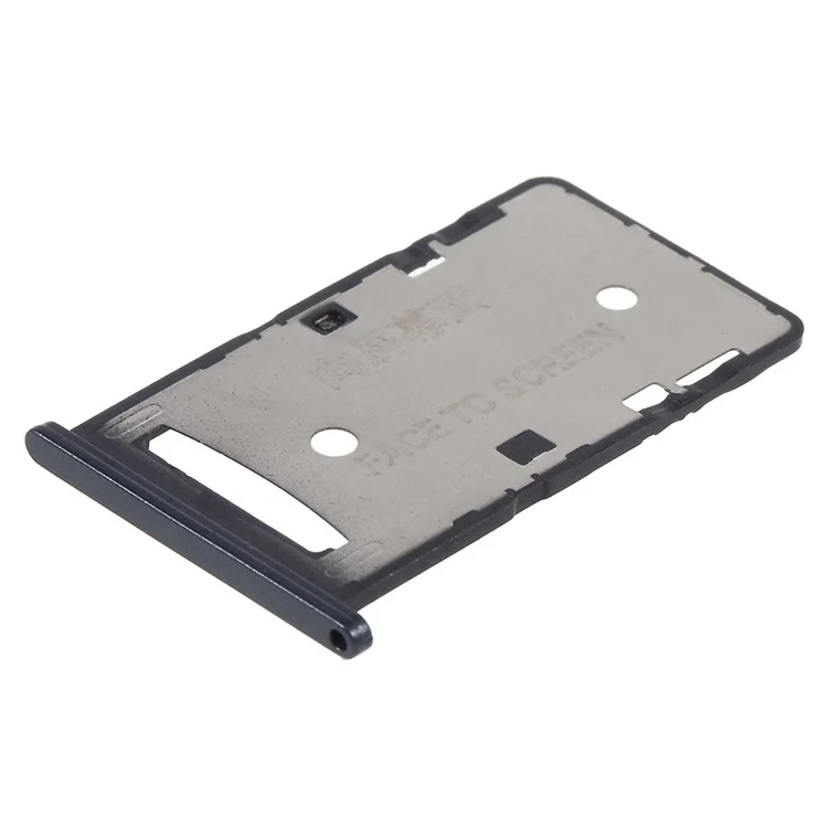OEM Dual SIM Micro SD -kartenschalenhalterteil Für Xiaomi Redmi 4a - Schwarz