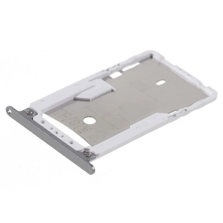 OEM Dual SIM Micro SD Card Tray Holder for Xiaomi Redmi Note 4X - Silver