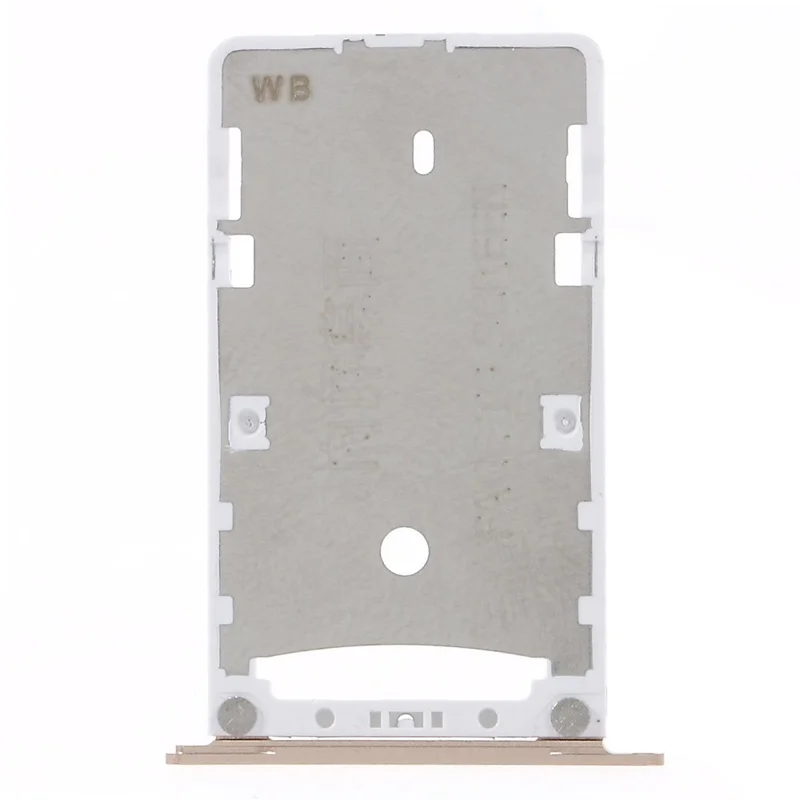 قطعة إصلاح حامل درج بطاقة SIM مزدوجة وبطاقة Micro SD منتج من الشركة المصنعة الأصلية لهاتف شاومي ريدمي نوت 4X - ذهبي