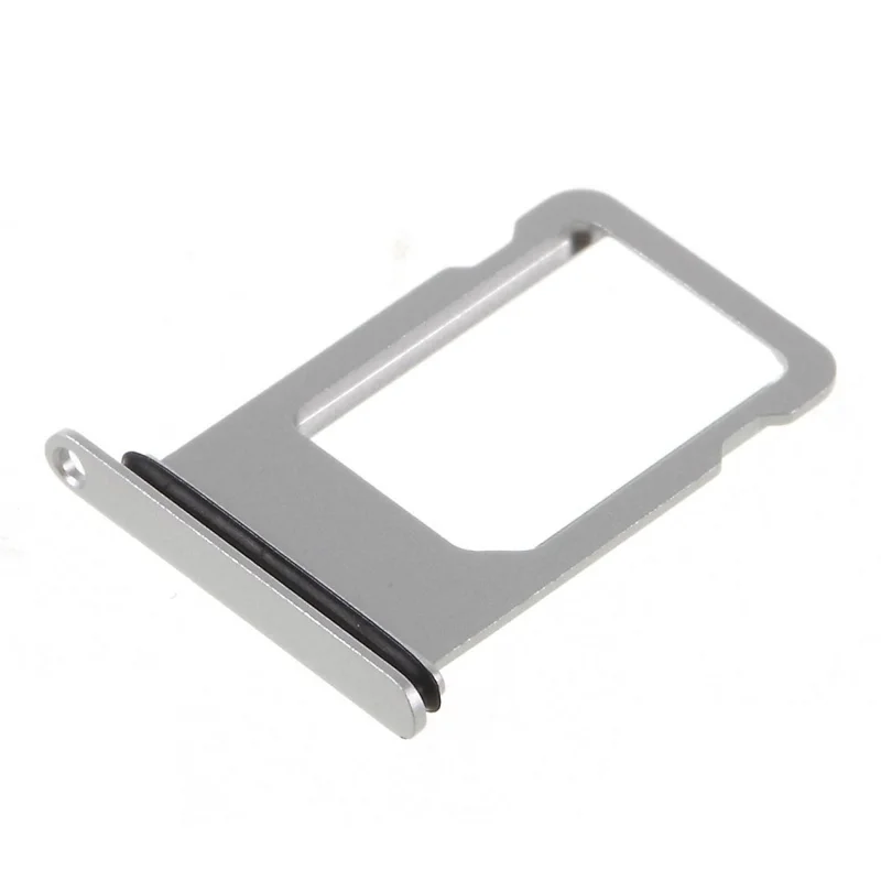 OEM SIM MicroSD Card Tray Slot for iPhone 8 4.7 inch - Silver