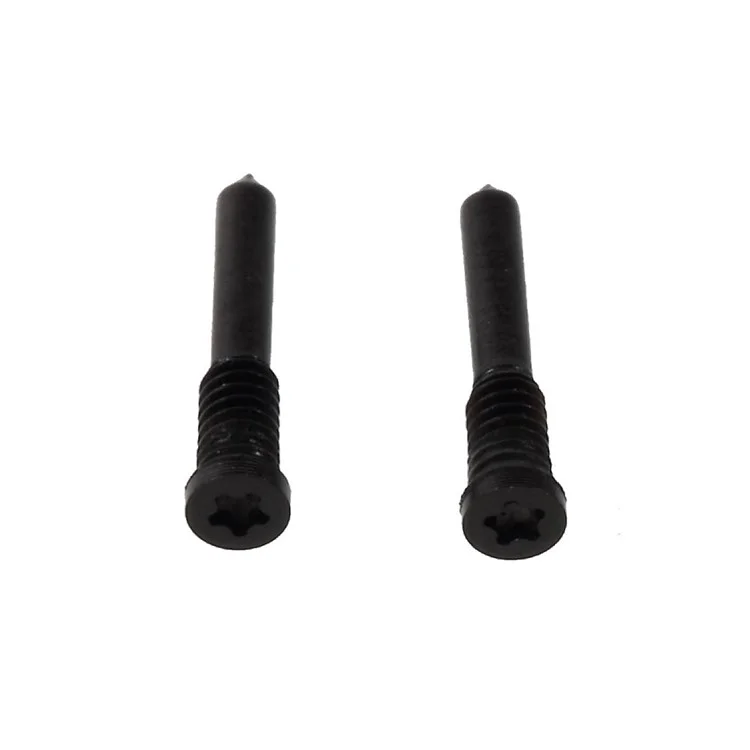 2pcs/pacote Para Parafusos de Doca Oem Para Iphone X - Preto