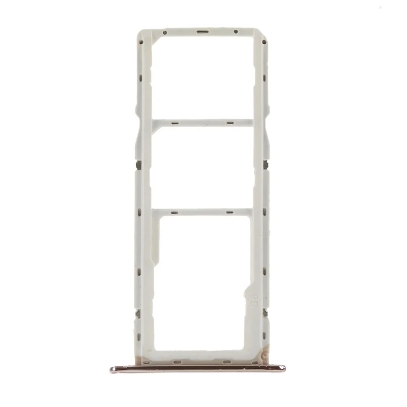 OEM Dual SIM Card + Micro SD Card Tray Holders Part for Huawei Y6 (2018) / Enjoy 8e - Rose Gold