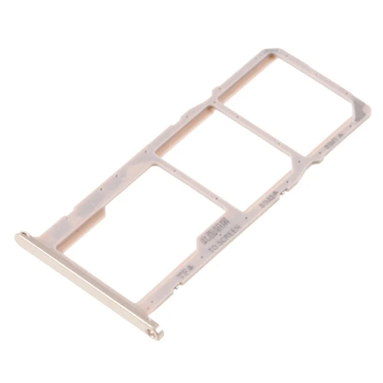 OEM Dual SIM Card + Micro SD Card Tray Holders Part for Huawei Y5 (2018) - Gold